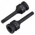 Uxcell M7 Impact Spline Bit Socket 3 8 Square Drive 60mm Length Cr-mo Metric Sizes 2 Pcs