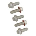 Bolt For Isuzu Ascender 23 To 2006 Steel Gray Zinc Coated Hex Head Medium Thread 0 512 Tool Size 0 9 In Length 