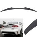 Rear Trunk Spoiler Wing For Toyota Corolla 2020 2021 Glossy Black Abs Adjustable Racing Aerodynamic Design Improved Stability