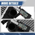 Dpi 13684 Factory Style 1-row Cooling Radiator Compatible With Chevy Cruze 2016-2019 Aluminum Core