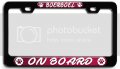 Boerboel On Board Dogs Pets Bl 3d Metal License Plate Frame Auto Suv Truck Tag Holder R37 