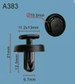 Autobahn88 Splash Shield-front Clip Compatible With Toyota Oem 9046707220 Pack Of 20