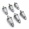 Httmt- 6 Pcs Chrome Eagle Head Bolts Screws Compatible With License Plate Tag Frame Windshield Trim P N Xh6009-a
