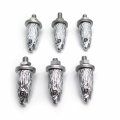 Httmt- 6 Pcs Chrome Eagle Head Bolts Screws Compatible With License Plate Tag Frame Windshield Trim P N Xh6009-a