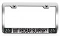 Got Redear Sunfish Fishing Chrome Metal License Plate Frame Tag Holder E35 