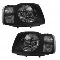 Headlights Headlamps Left Right Pair Set For 02-04 Nissan Xterra Xe 