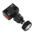Universal Aluminum Black Brake Proportion Valve Adjustable Bias Adjuster Enhances Control For Motorsport Racing