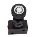 Universal Aluminum Black Brake Proportion Valve Adjustable Bias Adjuster Enhances Control For Motorsport Racing
