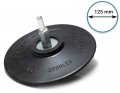 Glass Polish Gp12736 Hook And Loop Rotary Backing Pad With Drill Attachment Diameter 5 Inch