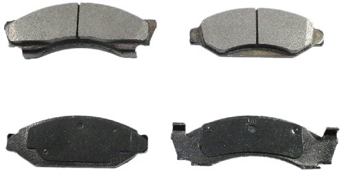 Bp50ms Front Semi-metallic Brake Pad For Trucks Precision Cut Backing Plates And Noise Reducing Shims