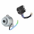 Neeseelily Alternator And Regulator Kit 09230754 15351-64600 Compatible With Kubota Tractor B8200 B9200 G1800s G2000 G3200