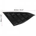 X Autohaux 2pcs Rear Side Quarter Window Louvers For Honda Accord 2018 2019 2020 Cool Exterior Decoration Vent Scoop Louver