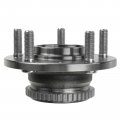 A-premium Rear Wheel Bearing And Hub Assembly With Abs Ring 5-lug Compatible Hyundai Tiburon 2003 2004 2005 2006 2007 2008
