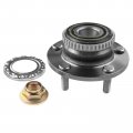 A-premium Rear Wheel Bearing And Hub Assembly With Abs Ring 5-lug Compatible Hyundai Tiburon 2003 2004 2005 2006 2007 2008