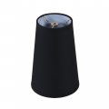 Aspen Creative 32166 Transitional Empire Shape Spider Construction Lamp Shade In Black 4 X 6 3 10 