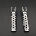 Motorcycle Chrome Front Foot Pegs For Kawasak Ex250 Ex500 Ninja Zx6 D E R Zx750 P N Hkmt216-017-bk 