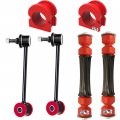 6 Pc Front Rear Sway Bar Stabilizer Link And Code Red Bushing Kit For Escalade Avalanche Suburban Tahoe Yukon 2007 2020 K700538 