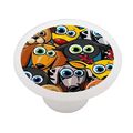 Animal Peepers High Gloss Ceramic Drawer Knob 