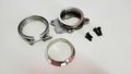Stainless Downpipe Flange 3 0 In V Band Kit Fits Holset Hx25 Hx27 Hx25w He221w 1 2 Thickness 304l Billet Steel 