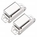 2pcs Door Cabinet Magnetic Catch Magnet Latch Closure Stainless Steel 36mm Length 