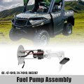 X Autohaux Electric Fuel Pump Assembly 47-1019 24-71019 983207 For Polaris Rzr 800 Eey 2008 Plastic Metal Silver Tone White