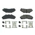 Centric 106 06520 Extended Wear Posi-quiet Semi Metallic Standard Brake Pad 