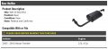 Rear Muffler Compatible With 2005-2016 Nissan Frontier 2 5l 4-cylinder