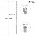 Uxcell Hss High Speed Steel Extra Long Twist Drill Bits 8mm Diameter 200mm Length For Hardened Metal Woodwork Plastic Aluminum