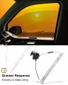 A-premium Electric Power Window Regulator With 2 Pins Motor Compatible Mazda 3 2004-2009 Sport 2009 Front Right Passenger Side
