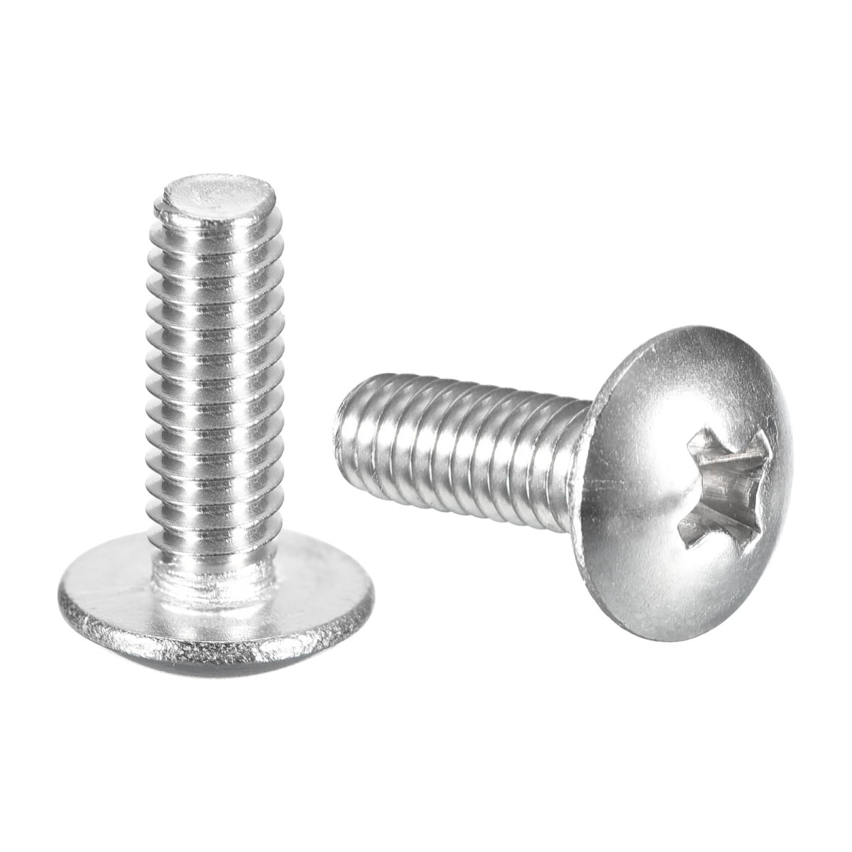 10-24 X 5 8 In Truss Head Phillips Machine Screws 304 Stainless Steel 18-8 Full Thread Quantity 100