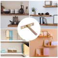 Uxcell 6pcs Floating Shelf Bracket 3 Inch Wall Mounting Blind Support Hidden For Wood Shelves Colorful