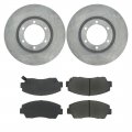 A-partrix Front Brake Pads And Rotors Disc Pad Set Rotor Fits Mazda B2000 1986 1987 B2200 1987-1993 B2600 