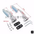 Httmt 2 X Cnc Machined Aluminum Anti-glare Glass Motorbike Rearview Mirrors 6mm Thread