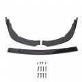 Hecasa 3pcs Front Bumper Lip Compatible With 2018-2023 Toyota Camry Se Xse Under Chin Spoiler Splitter Valance Diffuser
