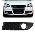 Topteng Honeycomb Style Front Lower Grille Left Side Grill Fit For Vw Polo 9n3 Type 2005-2009 Gti Bumpers Version Only