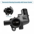 Uxcell Engine Coolant Thermostat Housing Assembly No 1c1q8a586ac For Ford Transit Box 2000-2006
