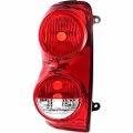 Left Driver Tail Lamp Unit Assembly For 04-09 Dodge Durango Red Halogen Waterproof Rear Light Part Number B-2222-0047l 