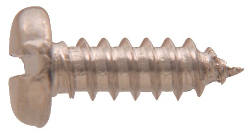The Hillman Group 1195 Aluminum Pan Head Slotted Sheet Metal Screw 8 X 1 2 In 30-pack