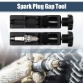 Universal Spark Plug Gap Tool For 10mm 12mm 14mm 16mm Caliper Gapper Kit Gapping Black