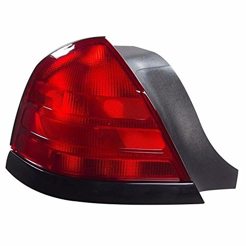 2000-2009 Ford Crown Victoria Driver Side Replacement Taillight Rear Lamp Fo2800160 00-02 Fits With Factory 2 Bulb Tail Lights