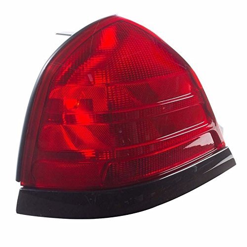 2000-2009 Ford Crown Victoria Driver Side Replacement Taillight Rear Lamp Fo2800160 00-02 Fits With Factory 2 Bulb Tail Lights