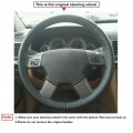 Steering Wheel Cover For Vauxhall Signum 2003-2005 Customize Diy Hand Sewing Hand-stitched Leather