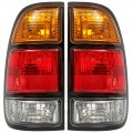 Tail Light Lamp Set For Toyota Tundra 00-06 Lh Rh W Bulb 