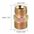 X Autohaux 3pcs M16 1 5mm To 3 8 Npt Male Straight Air Hose Fitting Connector Adapter