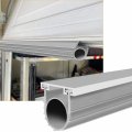 Garage Door Bottom Rubber Seal Kit With Pre Drilled Aluminum Track Heavy Duty U Shape And O Ring Weather Stripping 10 Ft Black 