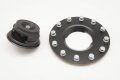 Autobahn88 Alloy Flush Mount Cap For Racing Fuel Cell 12-bolt Black Anodized