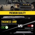 Led Grille Lights For Trucks 12 Amber Emergency Surface Mount Grill Strobe Light Mini Warning Flashing Bar Upgraded Waterproof