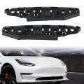 G-plus 1 Pair Front Bumper Bracket Left Right Side Compatible With Tesla Model 3 2017-2020 1084181-00-e 1084182-00-e