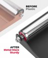 Kemimoto Motorcycle Wheel Cleaning Stand Portable Roller Support Parking For Tire Detailing