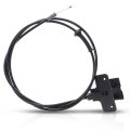Hood Release Cable For Chevy Express 1500 2500 3500 2003 To 2014 Black Plastic And Metal With Handle Replacement 15751510 
